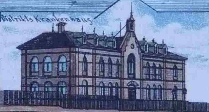 Aemterstadt Krankenhaus Postkarte 1902