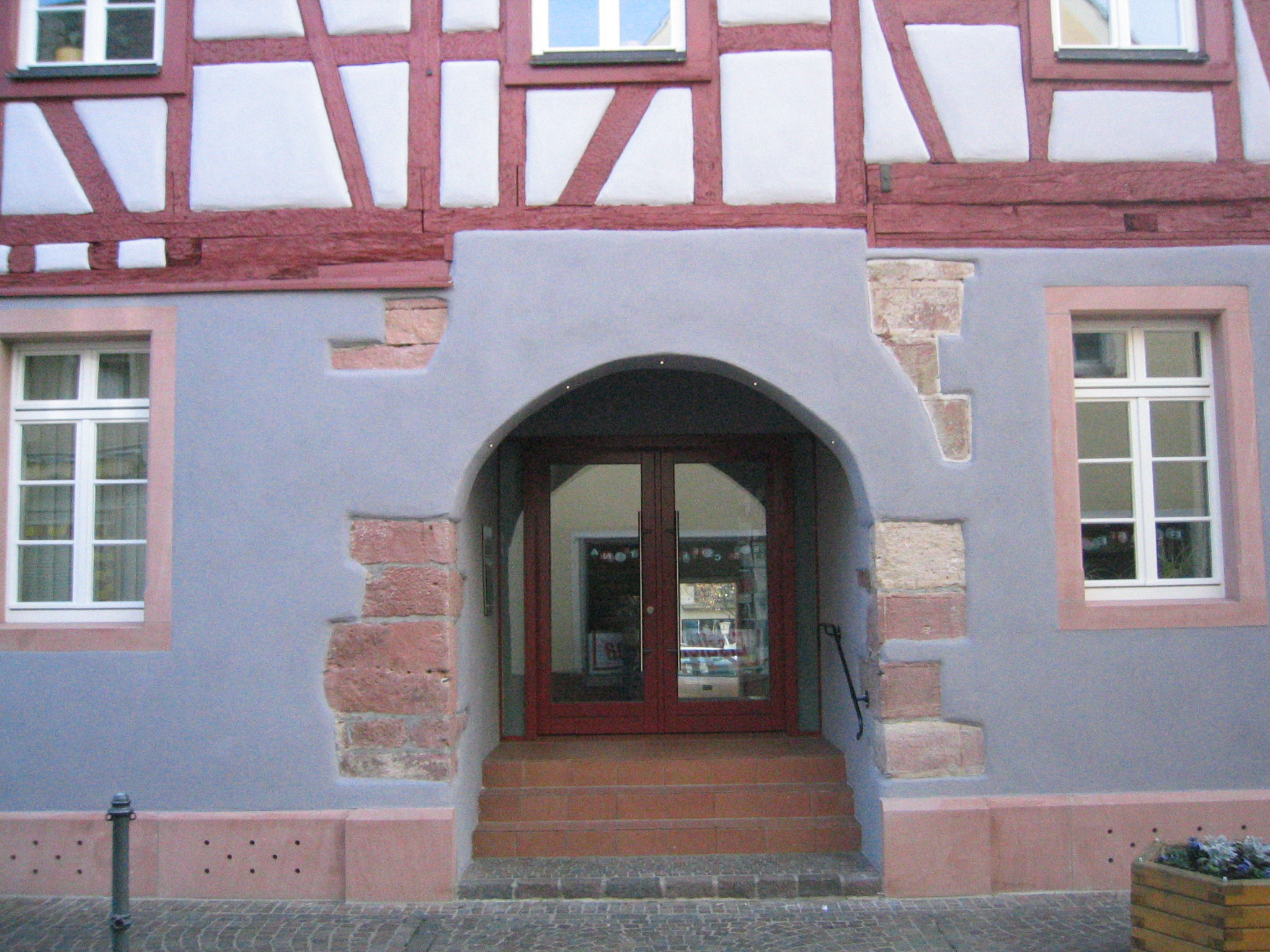 Rathaus Fachwerkhaus Eingang 2008