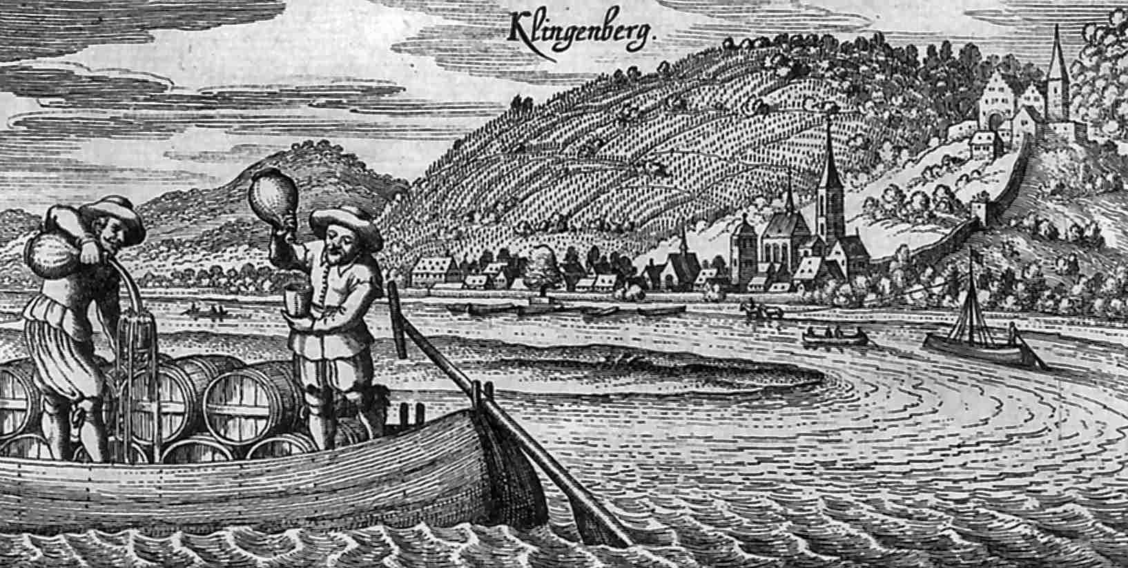 Wein Merian Klingenberg mit Boot