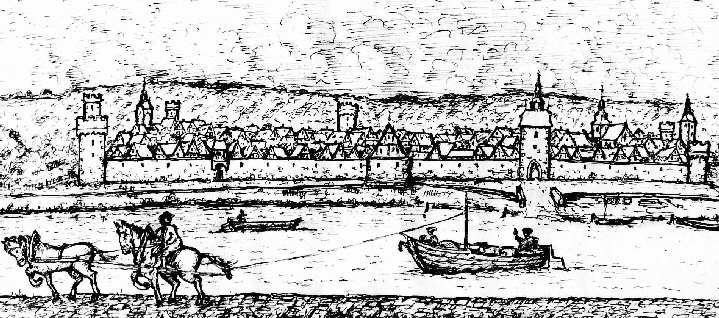 12_1 Michelbach Blick auf Obernburg mit Leinreiter um 1700_beschnitten