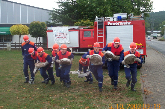 Jugendfeuerwehr Leistungsspanne 2003