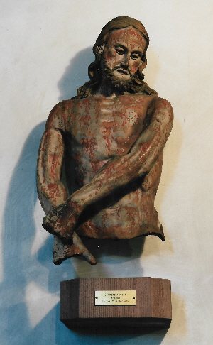 Schmerzensmann aus Terrakotta