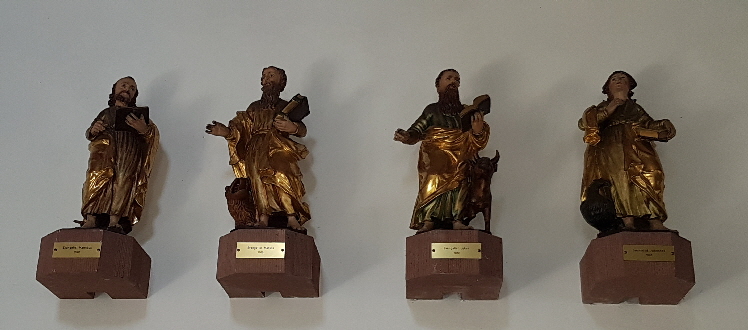 Die Evangelisten Matthäus, Markus, Lukas und Johannes