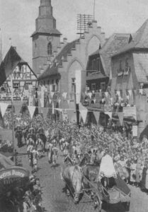 Apfelblutenfest Festzug 1952