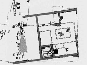 Lageplan Ausgrabungsstelle