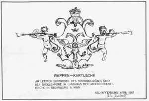 Kirche Wappenkartusche