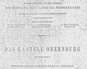 Das Kastell Obernburg