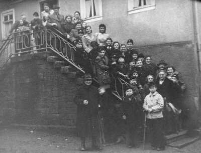 Wandergruppe Februar 1953 in Dornau
