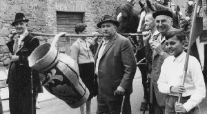 Festzug beim Apfelblütenfest 1961