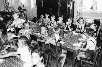 Vorschulkinder 1955