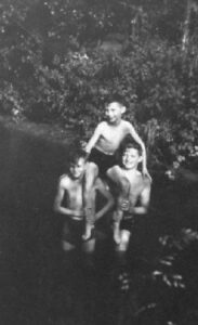 Ernst Schnabel, Gerd Heider und Richard Koch in der Besch