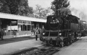 Bahnhof Letzter Dampfzug in Obernburg
