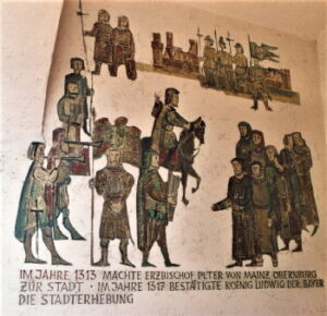 Früher am Rathauseingang in Obernburg zu sehen