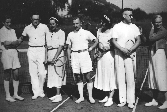 Valentin Ballmann beim Tennis