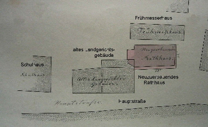 Plan Rathaus Umbau