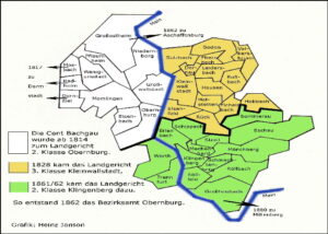 Bezirksamt Obernburg Karte