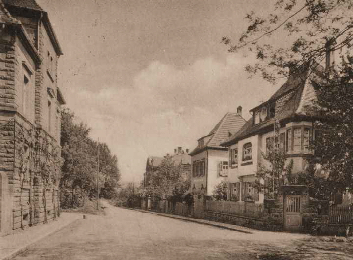 Blick von Polizei stadtauswärts