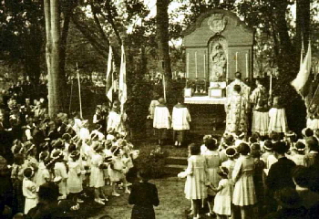 Kriegeraltar Einweihung