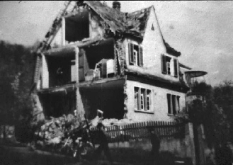 Häuser zerbombt