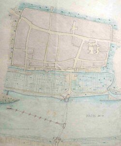 Fliegende Brücke Lageplan