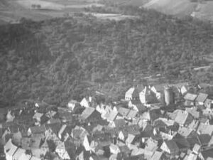 Franzosenweg Stadtberg noch bewaldet