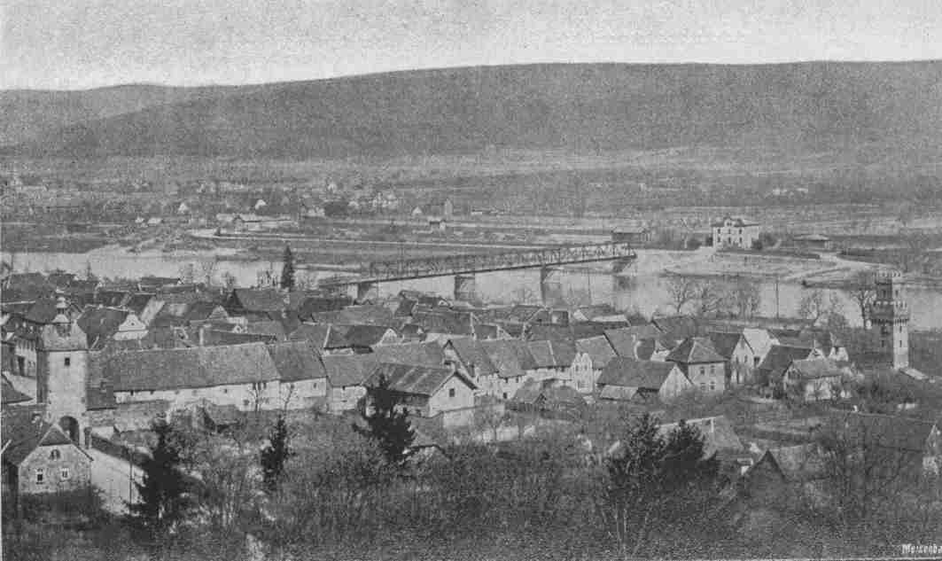 Mainbrücke Bild von der Einladung zurEinweihung