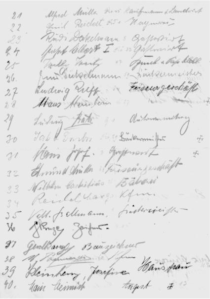 Mitgliederliste 2
