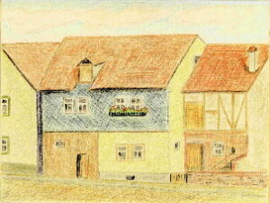 Schwarzviertelbrand - Elternhaus Franz Link