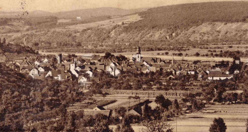 Ziegelhütte weit ausserhalb der Stadt TS
